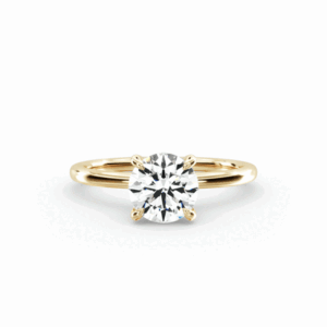 18K Yellow Gold Diamond Ring 