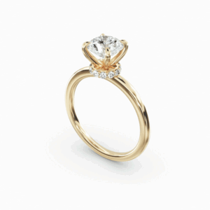 18K Yellow Gold Diamond Ring