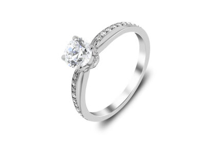 Handmade Solitaire Diamond Ring