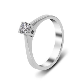 Beautiful Engagement Ring With Natural Diamond - monopetro.com.gr