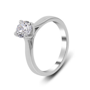 Solitaire ring with 18 carats diamond | Athens Diamond Ring