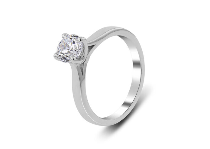 Solitaire ring with 18 carats diamond | Athens Diamond Ring