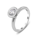18k White Gold Diamond Ring / Ketsetzoglou.com
