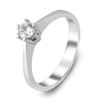 Μονόπετρο δαχτυλίδι διαμάντι Κ18- monopetro.com.gr shop online