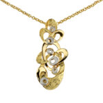 Κολιέ μενταγιόν Κ18 καρατίων  - Ketsetzoglou Jewellery