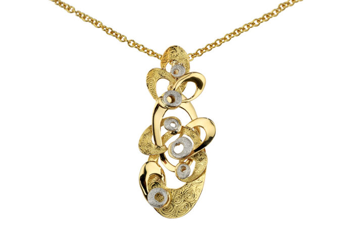 Κολιέ μενταγιόν Κ18 καρατίων  - Ketsetzoglou Jewellery