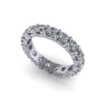 Δαχτυλίδι αρραβώνα με διαμάντια Κ18 - Monopetro Ketsetzoglou