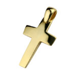 Σταυρός Χρυσός Βάπτισης Γυαλιστερός
