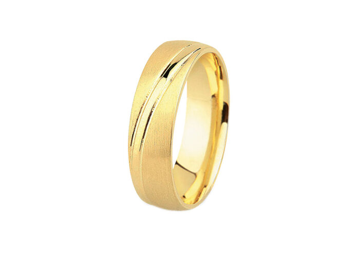 Χρυσή Βέρα αρραβώνα ανατομική - Ketsetzoglou Wedding Rings