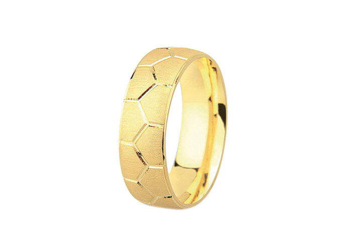 Χρυσή βέρα γάμου χειροποίητη - Ketsetzoglou Wedding Rings