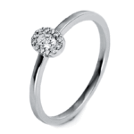 μονόπετρο λευκόχρυσο διαμάντι