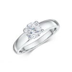 Μονόπετρο δαχτυλίδι πρωτότυπο Κ18  - Online monopetro.com.gr