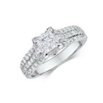 Μονόπετρο princess cut diamond - monopetro.com.gr