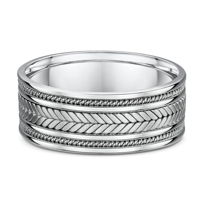 βέρες λευκόχρυσες με σχέδιο γάμου - Ketsetzoglou Wedding Rings