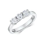 Μονόπετρο μπριγιάν τρίπετρο Κ18 - Online monopetro.com.gr