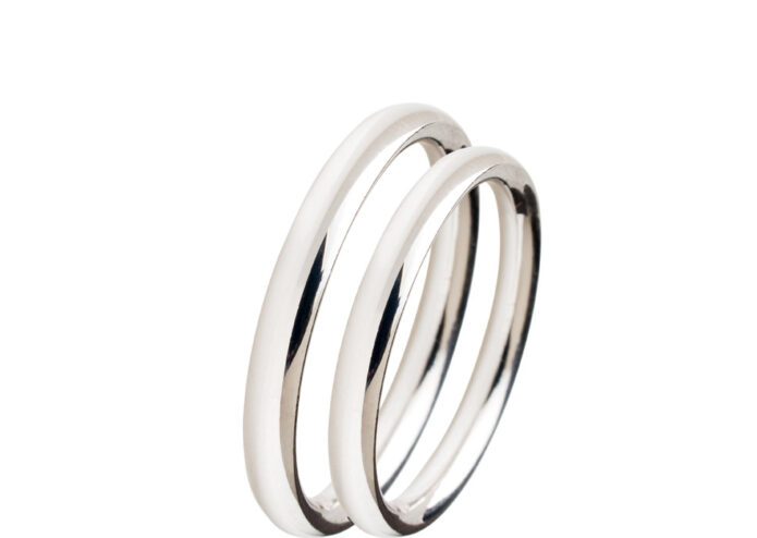 νυφικές βέρες λευκόχρυσες γάμου - Ketsetzoglou Wedding Rings