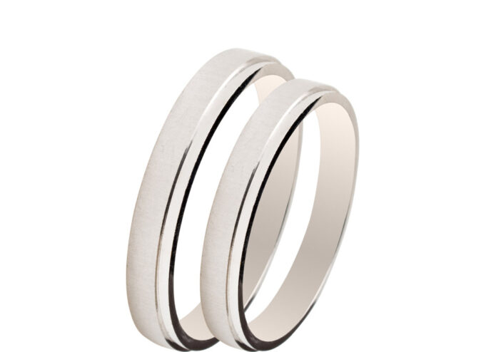 νυφικές βέρες λευκόχρυσες για γάμο - Ketsetzoglou Wedding Rings