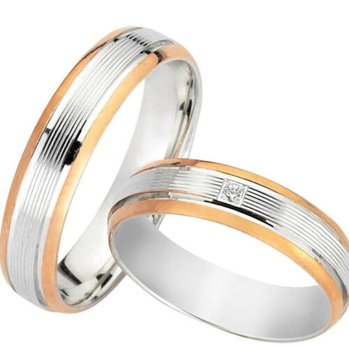 Βερες διχρωμες με μοναδικο συνδυασμο - Ketsetzoglou Jewellery