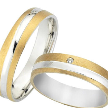 Βέρες γάμου με δώρο το μπριγιάν - Ketsetzoglou Rings