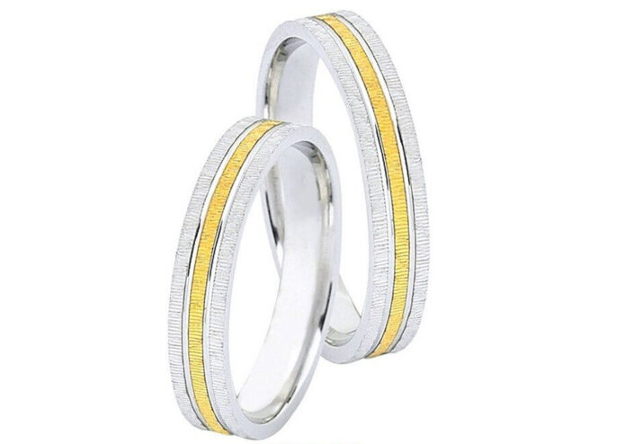 Ιδανικες βερες διχρωμες γαμου - Ketsetzoglou Wedding Rings