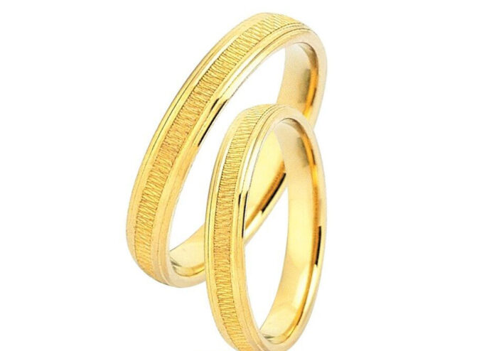 Χρυσες βερες γαμου σε νεο design - eshop monopetro.com.gr