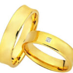 βέρες γάμου χρυσές με διαμάντι - Ketsetzoglou Wedding Rings