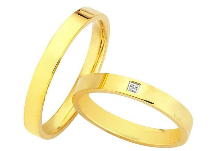 χρυσες βερες με κλασικες πινελιες - Ketsetzoglou Wedding Rings