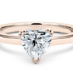 Μονόπετρο δαχτυλίδι μπριγιάν με κόψιμο καρδιά - Ketsetzoglou.com