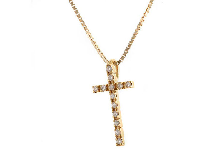 Χρυσός σταυρός με άριστη τεχνική - Ketsetzoglou Jewellery