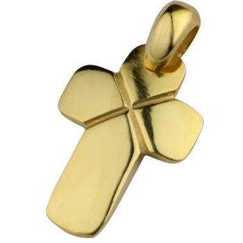Βαπτιστικοί σταυροί σε κίτρινο χρυσό - Online eshop monopetro.com.gr