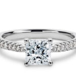 Μονόπετρο λευκόχρυσο με μπριγιάν K18 - Ketsetzoglou Diamond