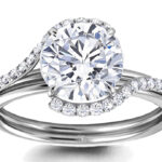 Μονόπετρο δαχτυλίδι λευκόχρυσο με μπριγιάν - monopetro.com.gr