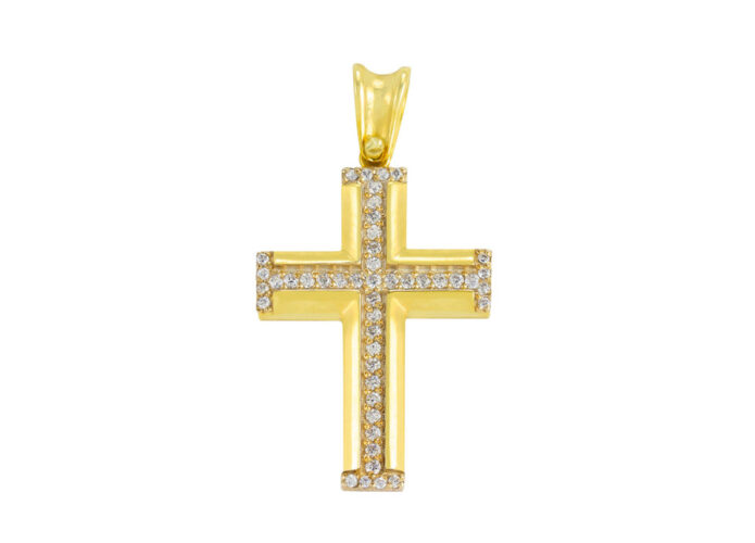 Χειροποίητος σταυρός για βάπτιση - Ketsetzoglou Jewelry