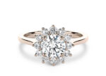 Δαχτυλίδι ροζέτα με διαμάντια | Eshop monopetro.com.gr |