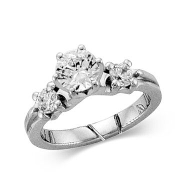 Μονόπετρα δαχτυλίδια με μπριγιάν- Diamond Ring Ketsetzoglou