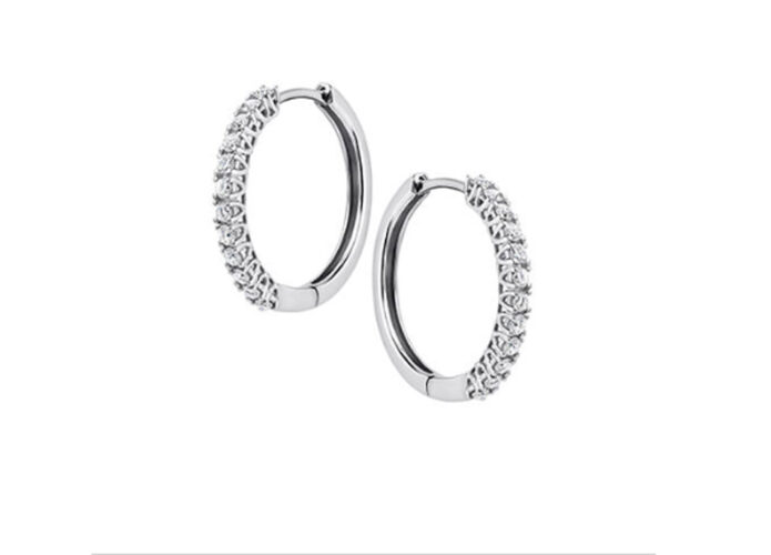 Διαμαντενια σκουλαρικια κρικοι - Ketsetzoglou Diamond Earings