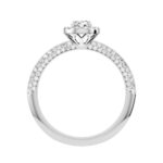Λευκόχρυσο δαχτυλίδι με διαμάντια - Ketsetzoglou Diamond Athens