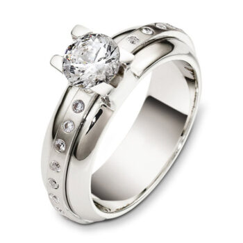 Δαχτυλίδι με διαμάντια για γάμο