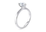 Μονόπετρο με διαμάντια αρραβώνα K18 | Diamond Ring Athens |