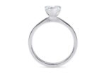 Μονόπετρο με διαμάντια αρραβώνα K18 | Diamond Ring Athens |