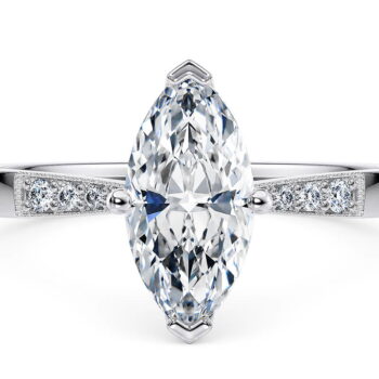Μονόπετρα δαχτυλίδια κ18 με διαμάντια | Love Engagement Ring |