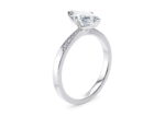 Μονόπετρα δαχτυλίδια κ18 με διαμάντια | Love Engagement Ring |