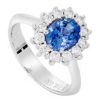 Ροζέτα δαχτυλίδι λευκόχρυσο 18κ - Ketsetzoglou Diamond Rings