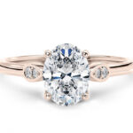 Μονόπετρο με διαμάντια ροζ χρυσό - Ketsetzoglou Jewellery Athens