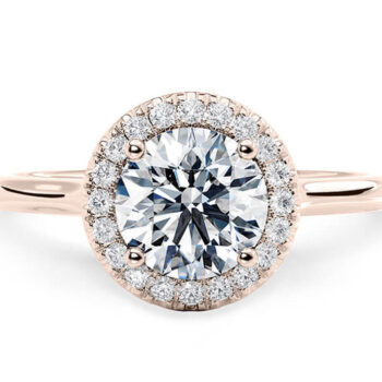 Ροζέτα μονόπετρο δαχτυλίδι με διαμάντια - Ketsetzoglou Jewellery