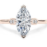 Ροζ χρυσό μονόπετρο με διαμάντι - Ketsetzoglou Diamond Ring