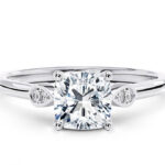 Λευκόχρυσο μονόπετρο μπριγιάν - Online Ketsetzoglou.com