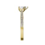 Κίτρινο χρυσό μονόπετρο μπριγιάν - Ketsetzoglou Diamond Rings