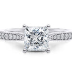 Μονόπετρο λευκόχρυσο μπριγιάν με princess- Ketsetzoglou Athens