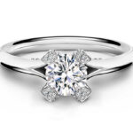 Λευκόχρυσο μονόπετρο μπριγιάν 18κ - Ketsetzoglou Diamond Ring